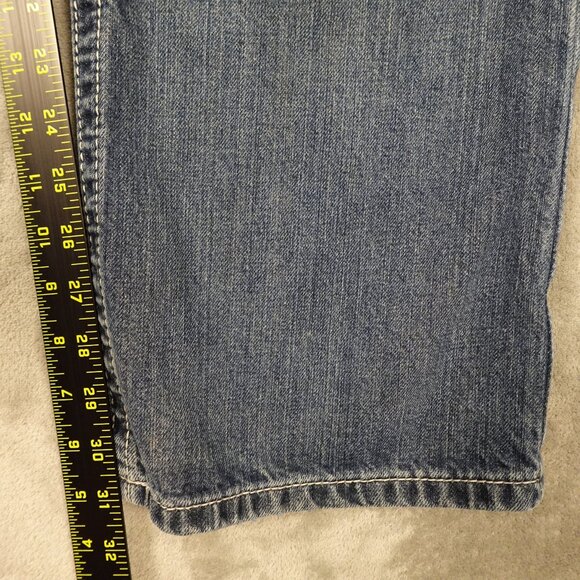 Ariat M4 Low Rise Bootcut Men’s Jeans 34x32 Blue Distressed Durango Denim - Fair - Picture 8 of 16